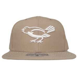 Baltimore Orioles Mitchell & Ness MLB Fitted 7 3/4‎ Flatbill Cap Hat Khaki NWT